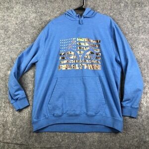 Realtree Outfitters Hoodie Men's Size XL Blue Long Sleeve Hooded Sweatshirt